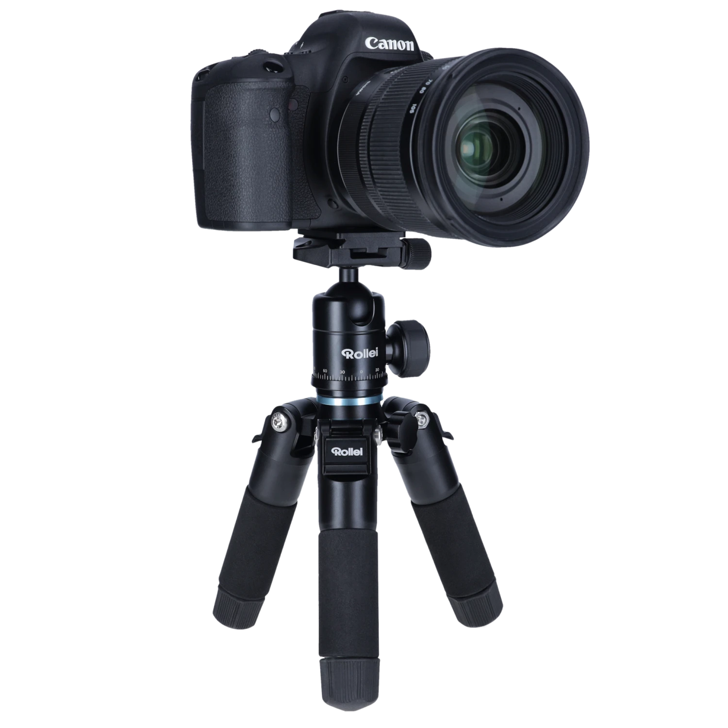Rollei Compact Traveler Mini M-1 Stativ Schwarz 10 Rollei Compact Traveler Mini M-1 Stativ Schwarz – Bild 8