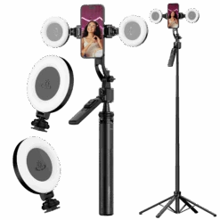 Rollei Quadpod | Mit AI Tracking | Easy Creator 25 Rollei Quadpod | Mit AI Tracking | Easy Creator -Rollei Geschaft 26946 EasyCreatorQuadpodLED Kit 02