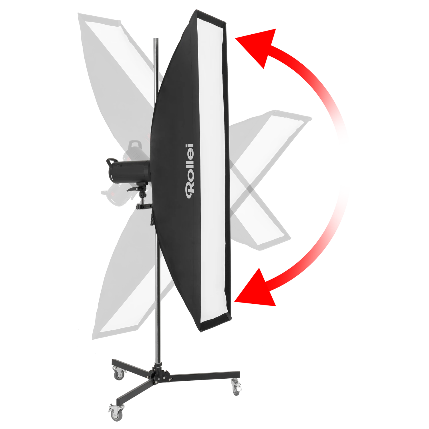 Rollei Rollstativ Mit Gleitarm 8 Rollei Rollstativ Mit Gleitarm – Bild 6