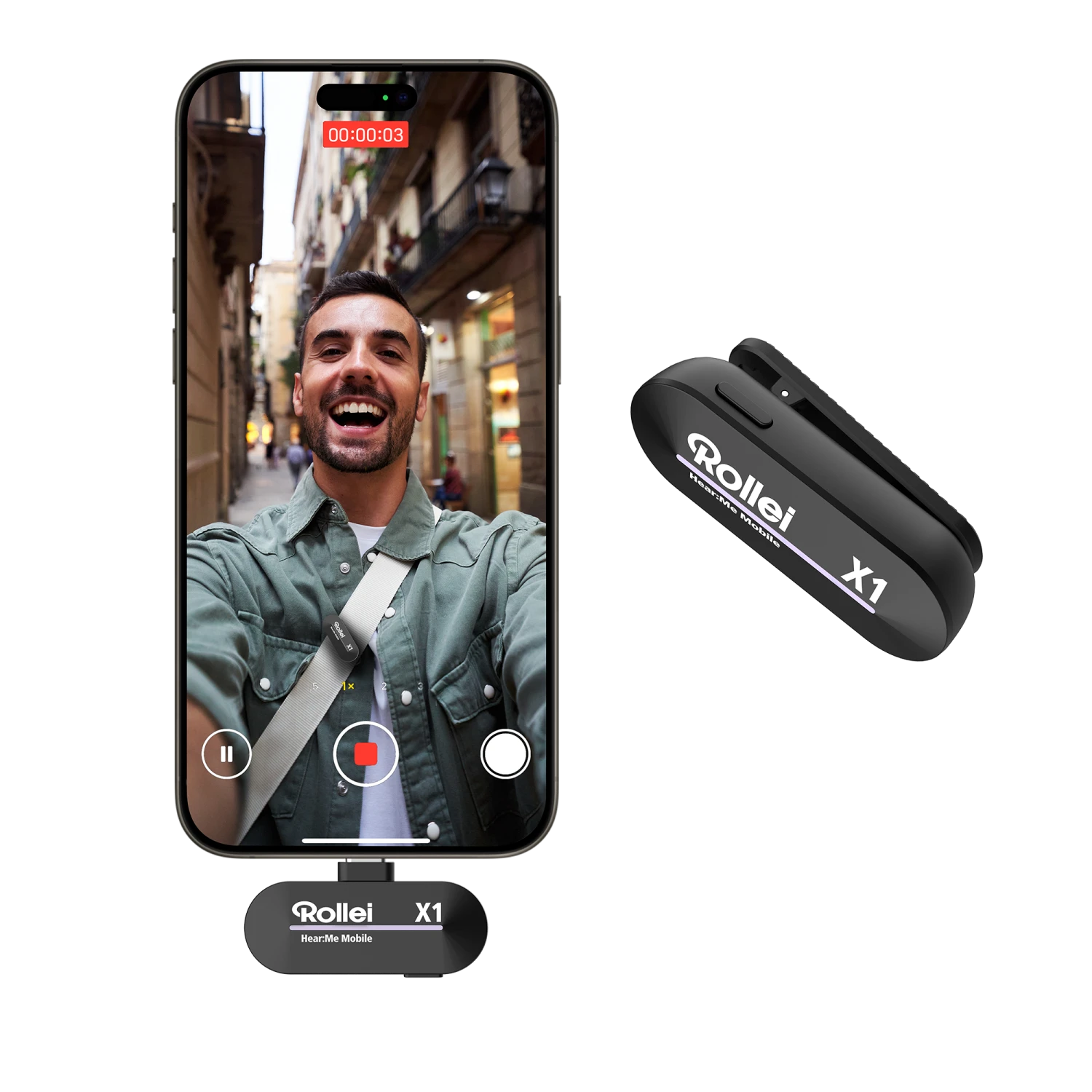 Rollei Hear:Me Mobile | USB-C Plug & Play | Mini Lavalier Mikrofon 3 Rollei Hear:Me Mobile | USB-C Plug & Play | Mini Lavalier Mikrofon