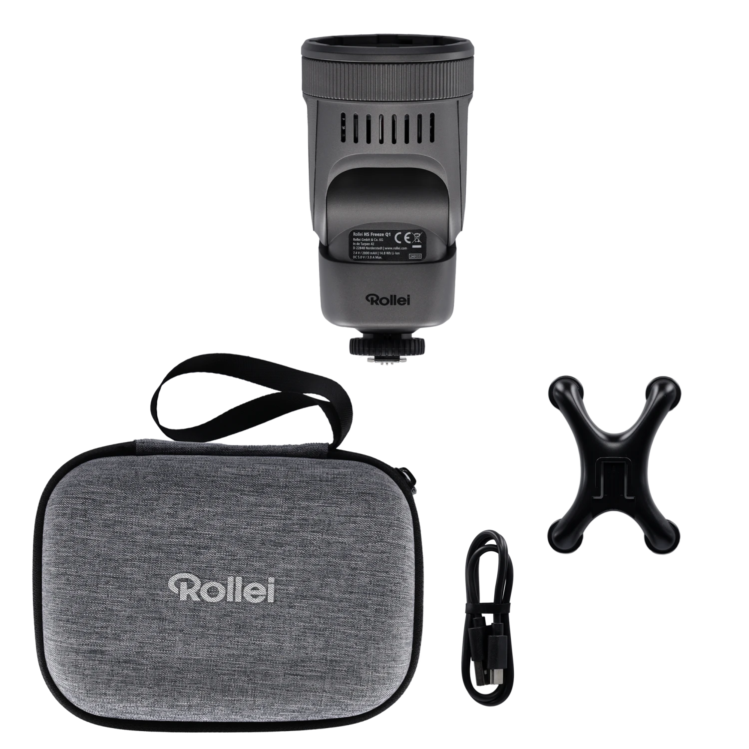 Rollei 2-in-1 LED-Blitz I Bi-Color Dauerlicht I HS Freeze Q1 6 Rollei 2-in-1 LED-Blitz I Bi-Color Dauerlicht I HS Freeze Q1 – Bild 4