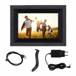 Rollei Smarter Bilderrahmen | 10" Diagonale | Wifi | Frameo App | Holzrahmen | Modell 105 -Rollei Geschaft 30273 SmartFrameWiFi105WoodenBlack 07 30f2bbbf bab5 410d abe4 c75f8f679e59