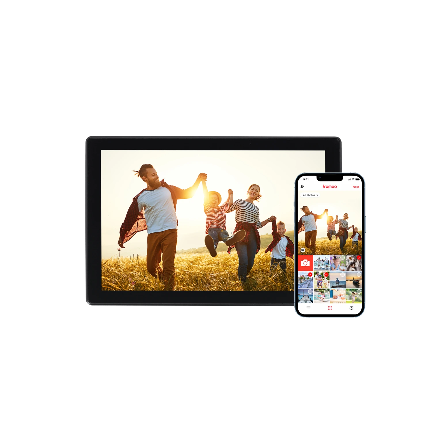Rollei Smarter Bilderrahmen | 10" Diagonale | Wifi | Frameo App | Modell 106 Portable 3 Rollei Smarter Bilderrahmen | 10" Diagonale | Wifi | Frameo App | Modell 106 Portable