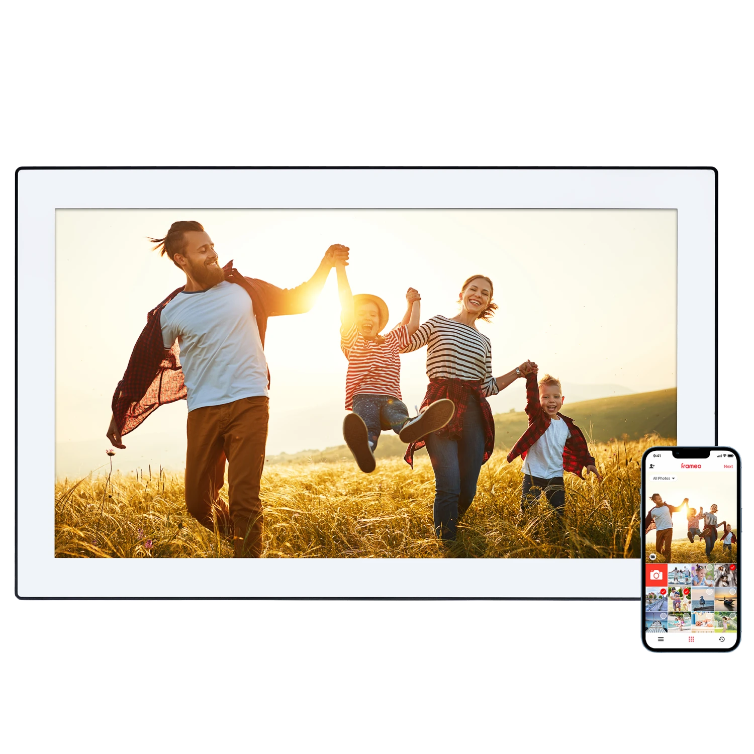 Rollei Smarter Bilderrahmen | 21,5" Diagonale | WiFi | Frameo App | Modell 211 3 Rollei Smarter Bilderrahmen | 21,5" Diagonale | WiFi | Frameo App | Modell 211