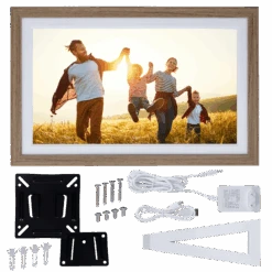 Rollei Smarter Bilderrahmen | 21,5" Diagonale | WiFi | Frameo App | Modell 212 16 Rollei Smarter Bilderrahmen | 21,5" Diagonale | WiFi | Frameo App | Modell 212 -Rollei Geschaft 50018 Smart Frame WiFi 212 Holzoptik Eiche 04