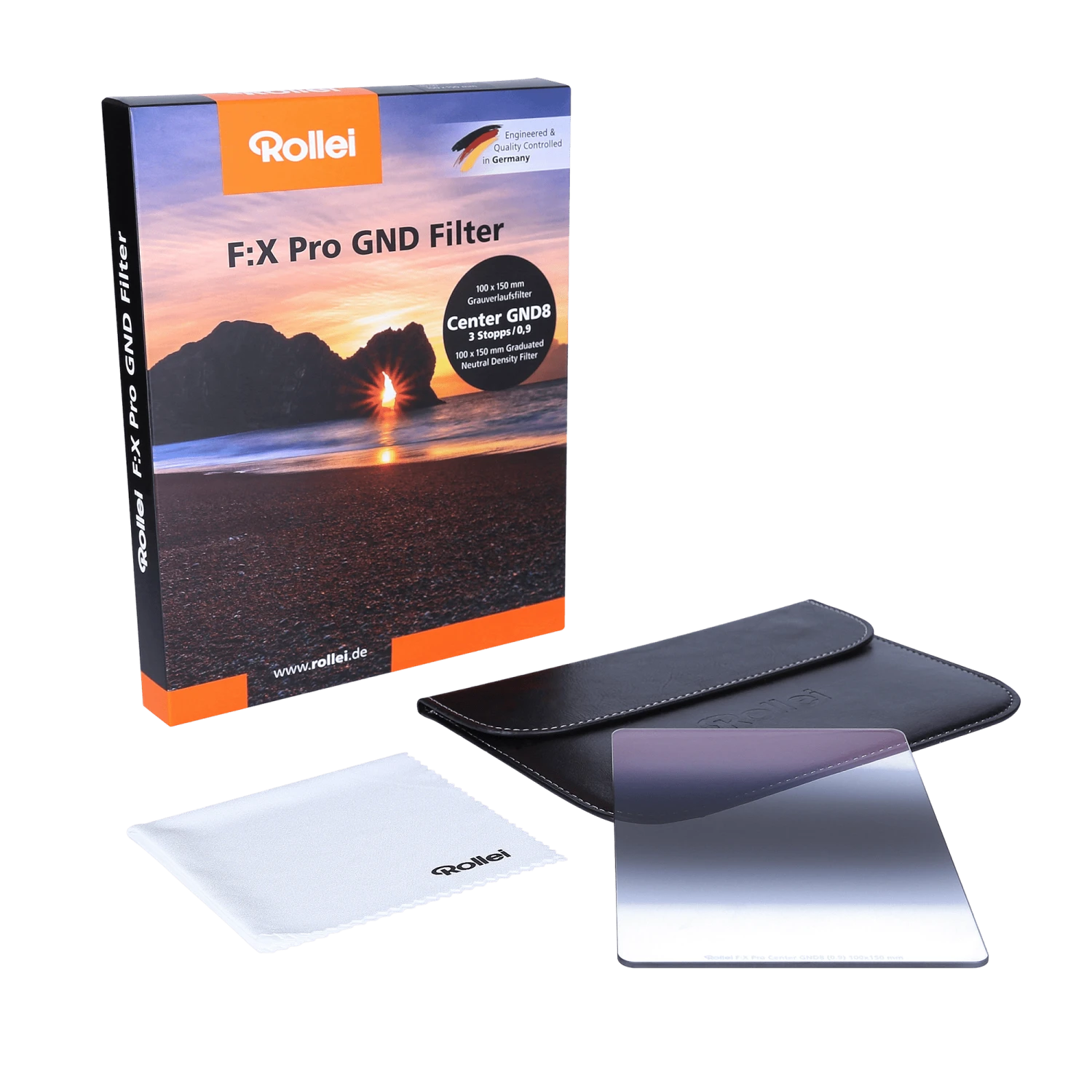 Rollei F:X Pro Center GND8 Rechteckfilter - Grauverlaufsfilter 100 Mm 3 Rollei F:X Pro Center GND8 Rechteckfilter - Grauverlaufsfilter 100 Mm