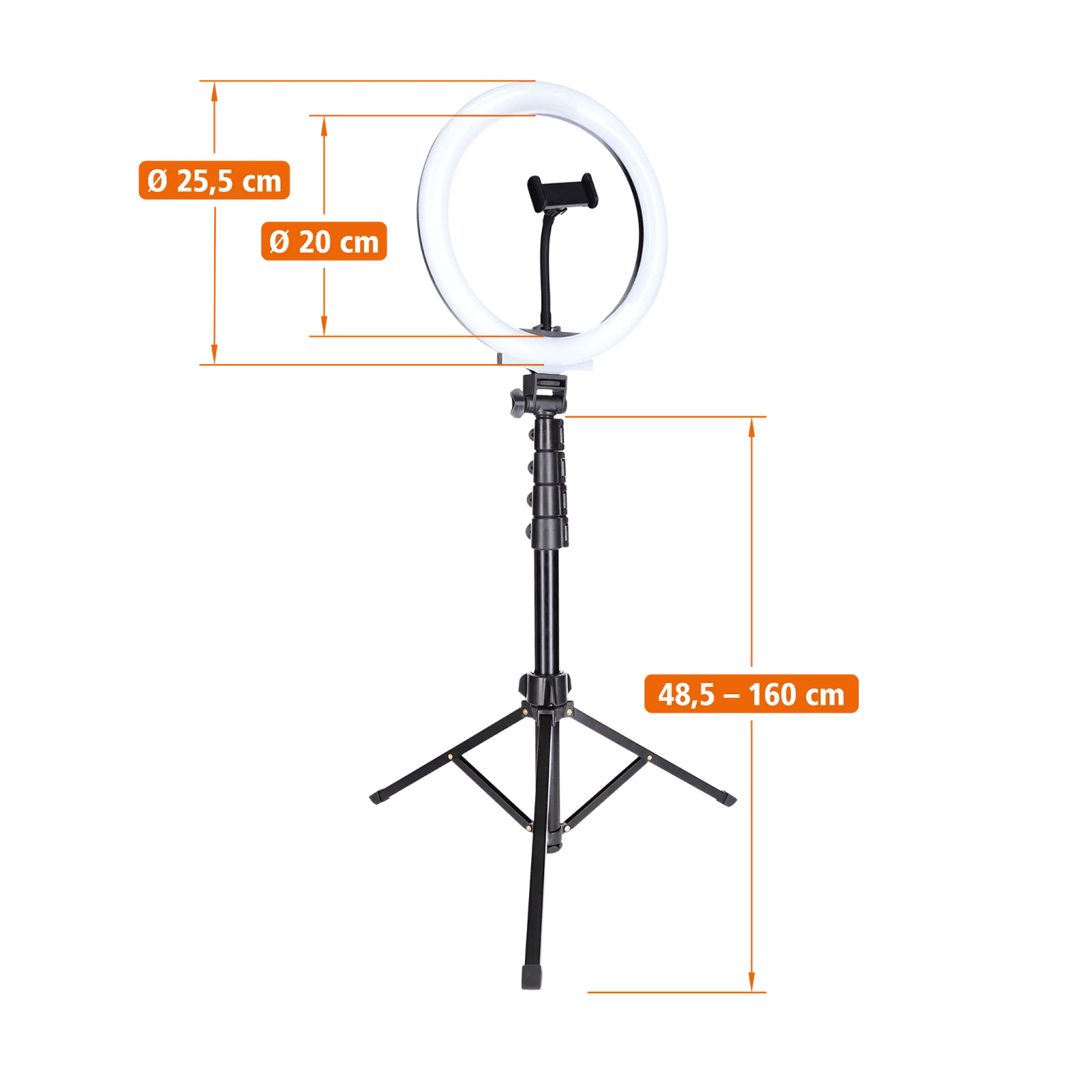 Rollei LUMIS Comfort Bi-Color - LED-Ringlicht 7 Rollei LUMIS Comfort Bi-Color - LED-Ringlicht – Bild 5